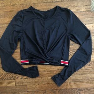 Fabletics Eco-Conscious Front Twist Long-Sleeve with thumbholes